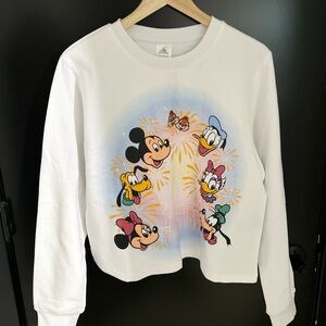 Disney Sensational Six Mickey Minnie Goofy Donald Daisy Sweatshirt Pullover